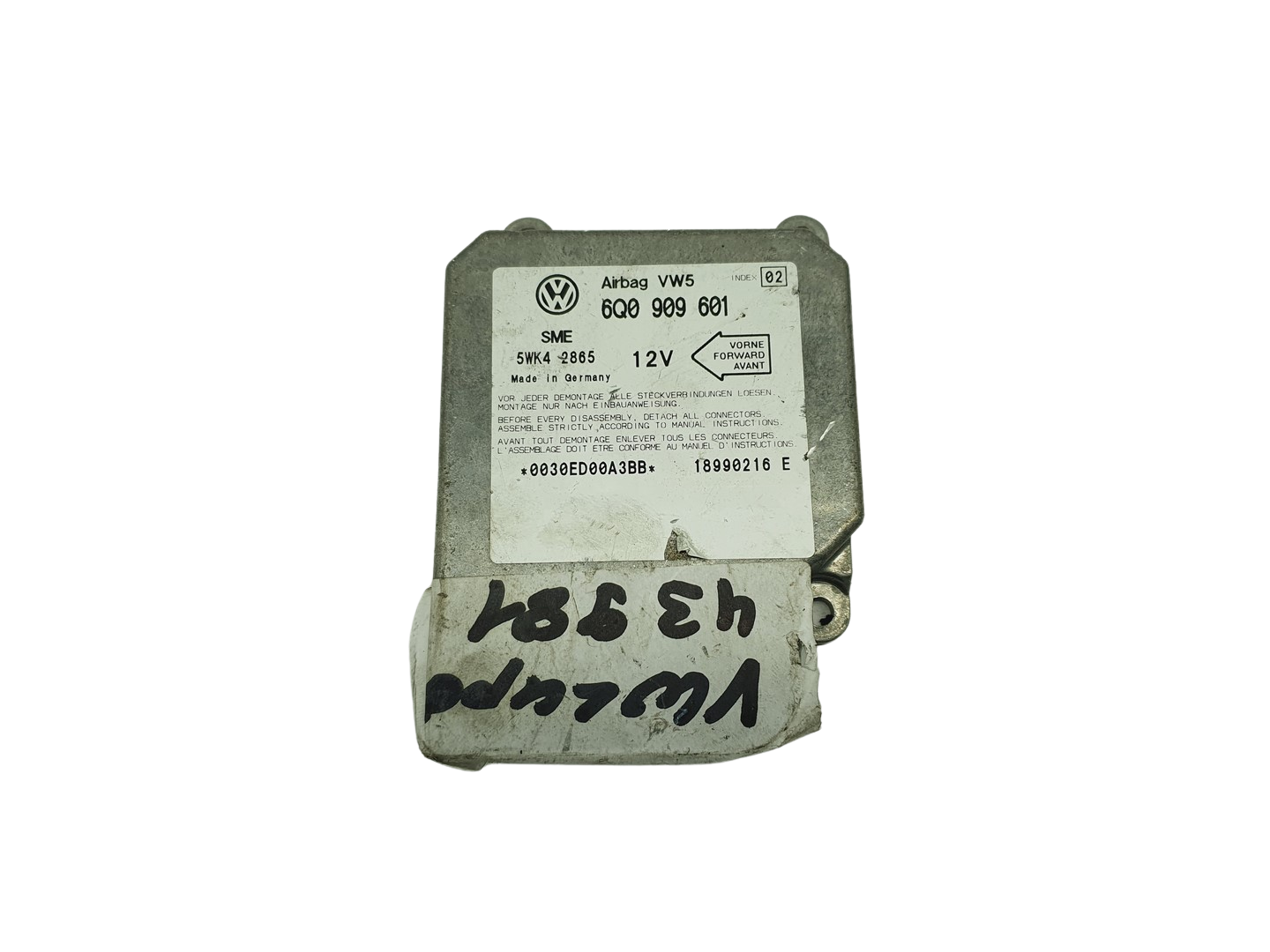 Steuergerät 6Q0909601 5WK42865 VW Siemens 69021 main product photo