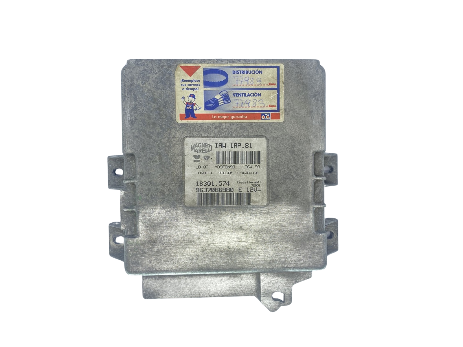 Steuergerät 9637086980 16301.574 IAW1AP.81 PSA Magneti Marelli 62622 main product photo