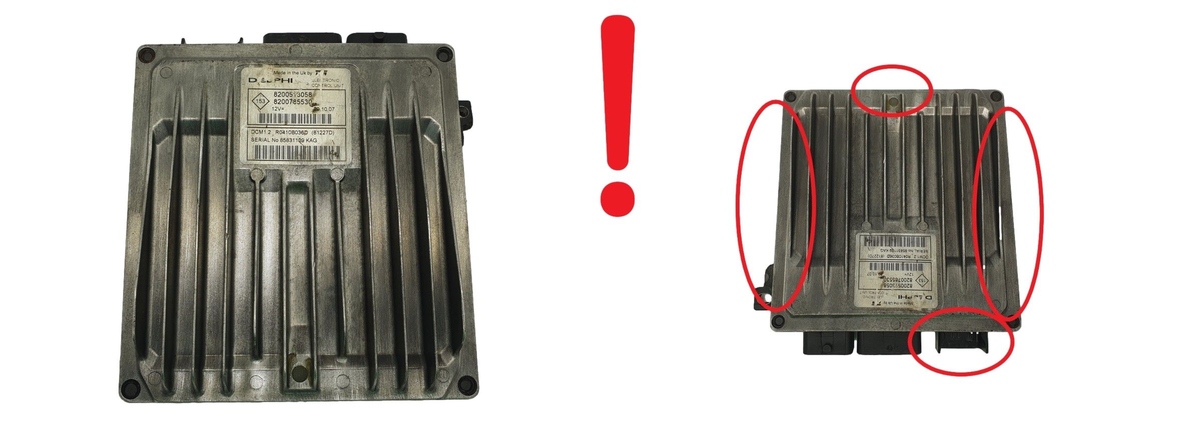 Steuergerät 8200513058 8200785530 R0410B036D Renault Delphi 68261 main product photo