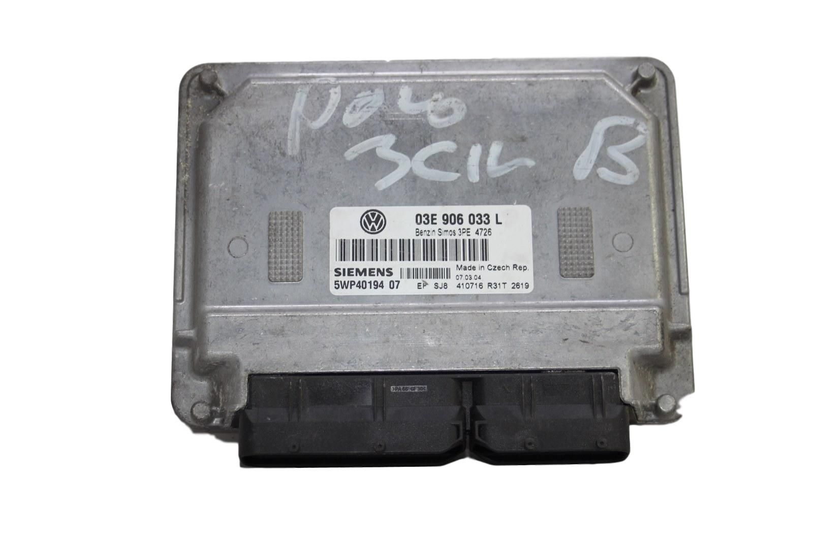 Motorsteuerung 03E906033L 5WP40194 VW main product photo