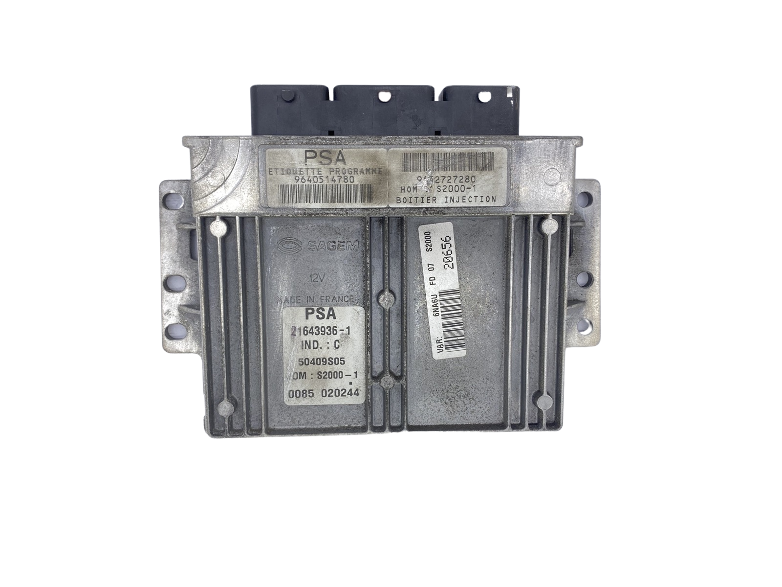 Steuergerät 9640514780 9632727280 21643936-1 PSA Sagem 57305 main product photo