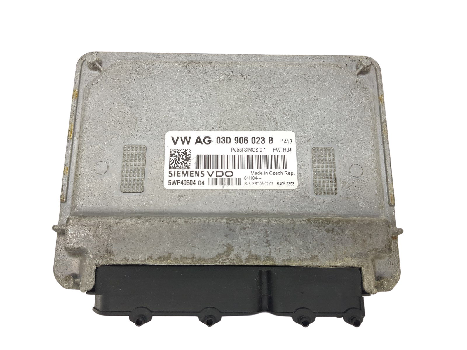 Steuergerät 03D906023B 5WP40504 04 VW Seat Siemens 28267 main product photo
