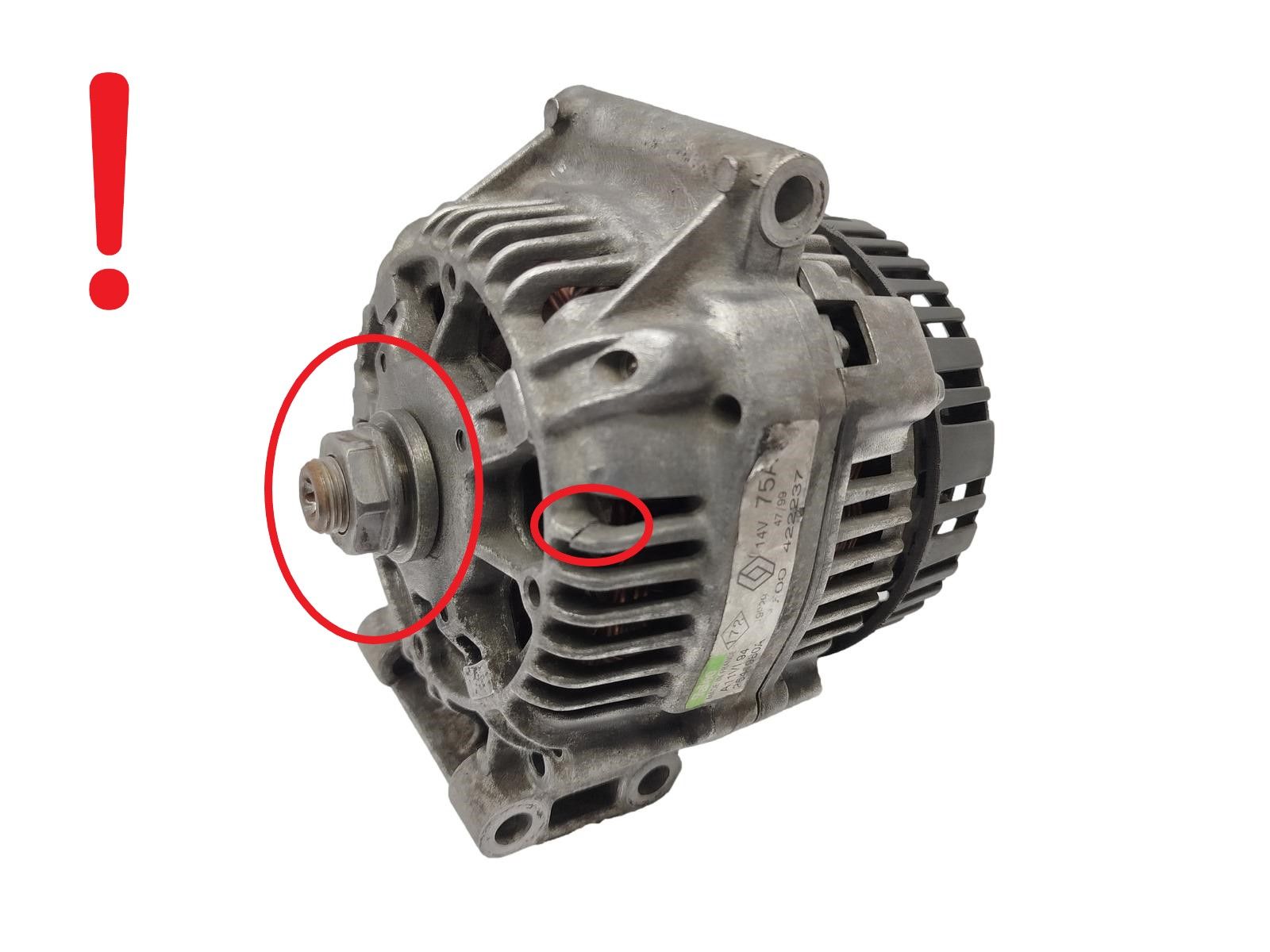 Lichtmaschine Generator 7700422237 A11VI94 75A Valeo Renault main product photo
