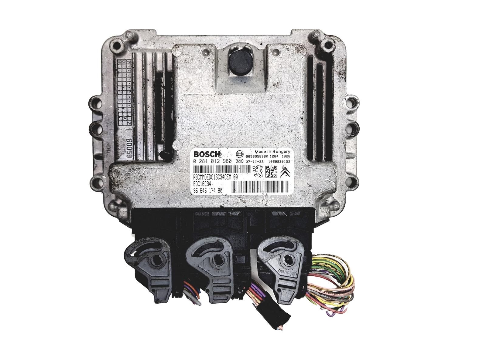 Steuergerät 0281012980 9664617480 9653958980 PSA Bosch main product photo