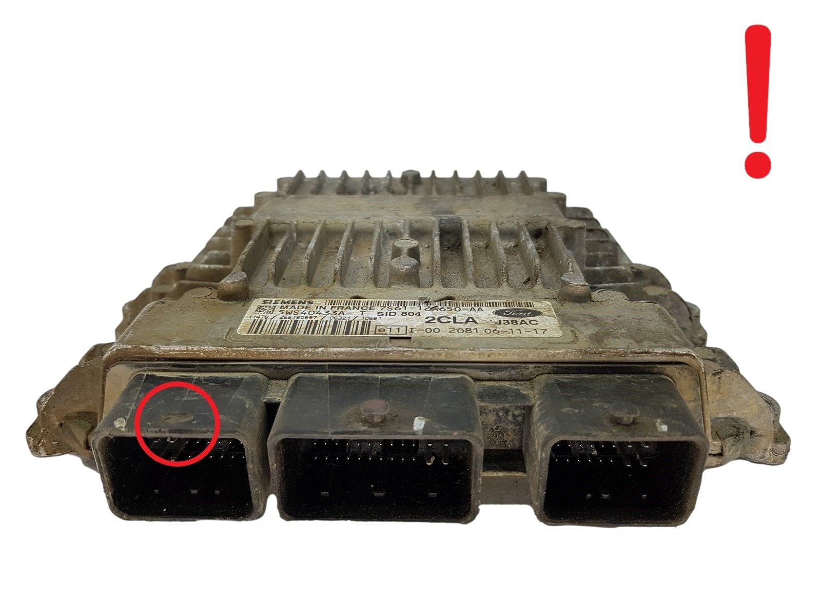 Steuergerät 7S61-12A650-AA 5WS40433A-T SID 804 2CLA Ford Siemens 14822 main product photo