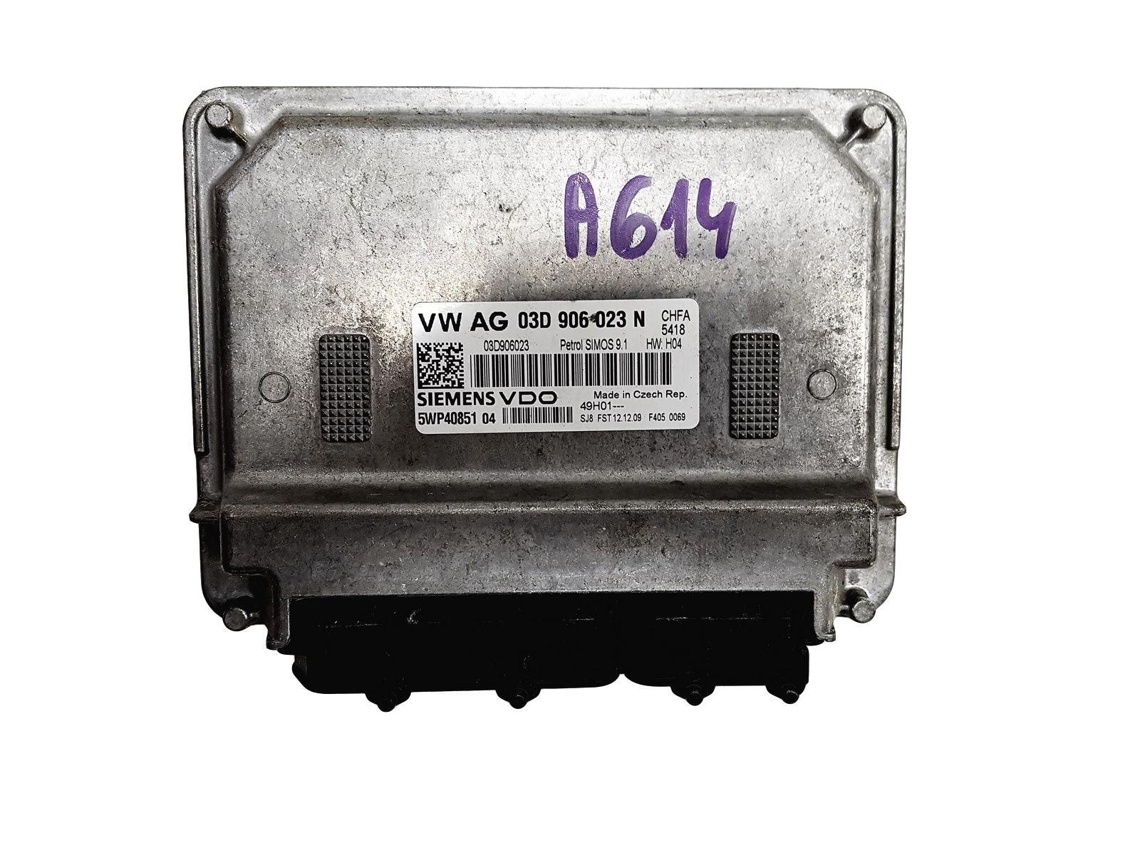 Steuergerät 03D906023N 5WP40851 04 VW Seat Skoda Siemens main product photo