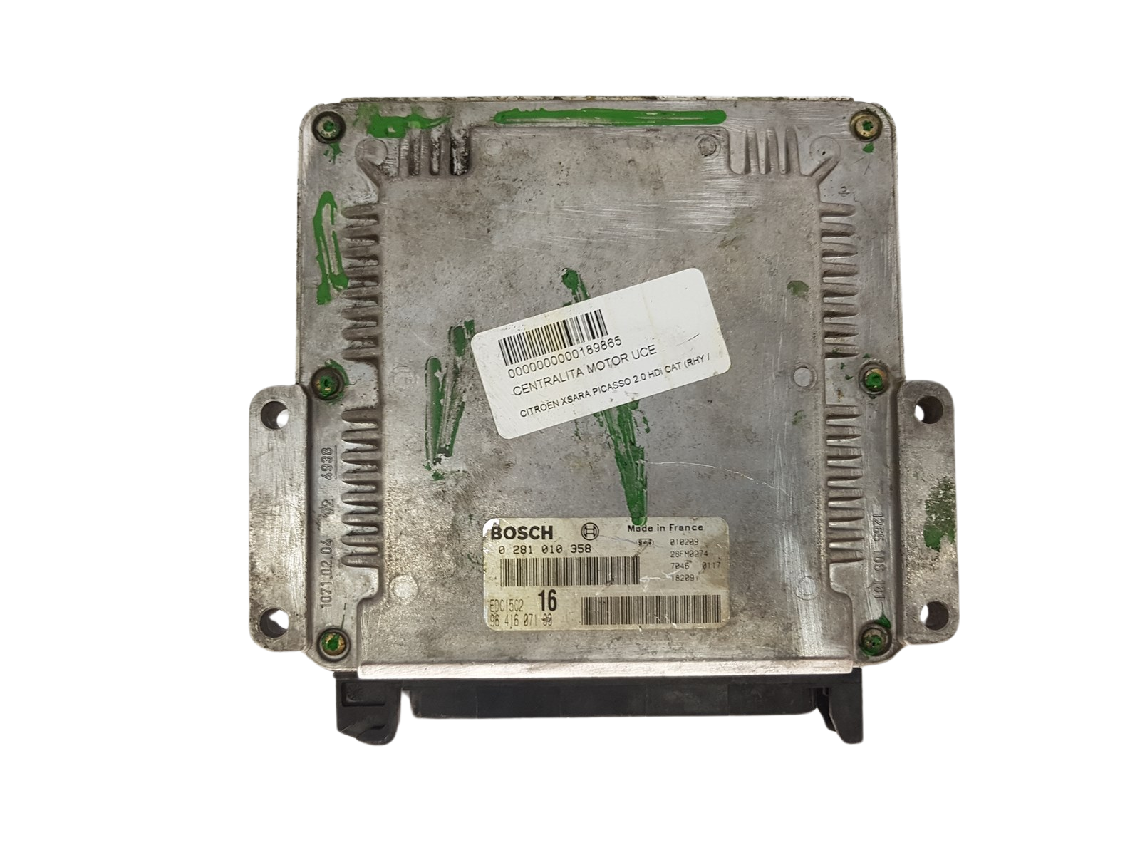 Steuergerät 0281010358 9641607180 PSA Bosch 3231 main product photo