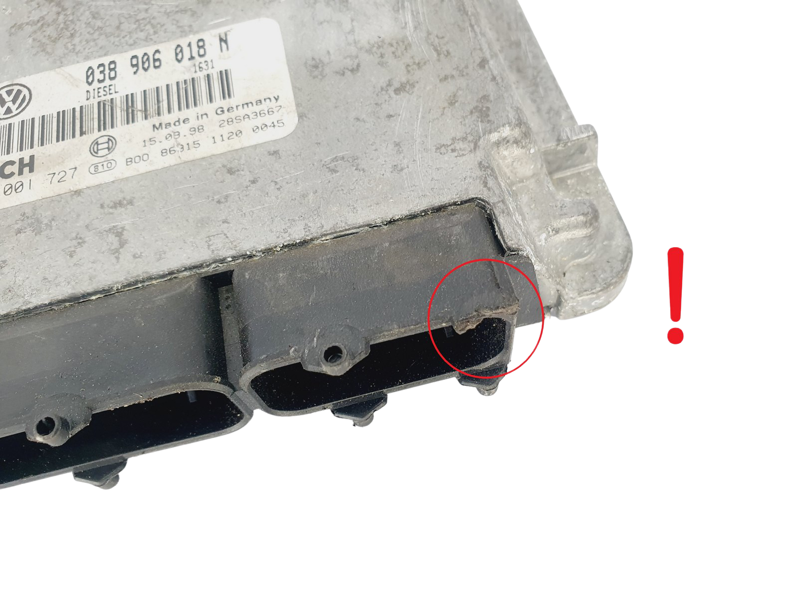 Steuergerät 038906018N 0281001727 Volkswagen Bosch 45770 main product photo