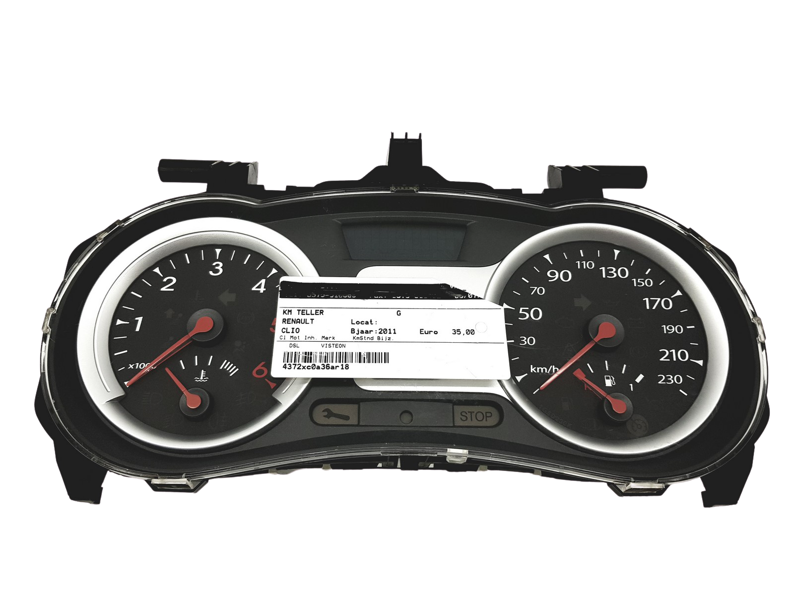 Tacho Kombiinstrument Renault Clio 3 8201060299 A 32512 main product photo