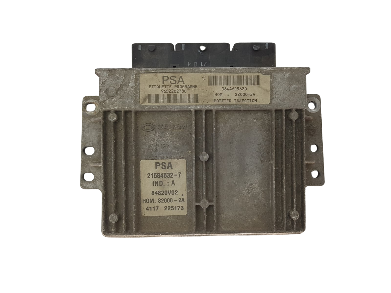 Steuergerät 9652202780 9644625680 21584632-7 PSA Sagem 19261 main product photo