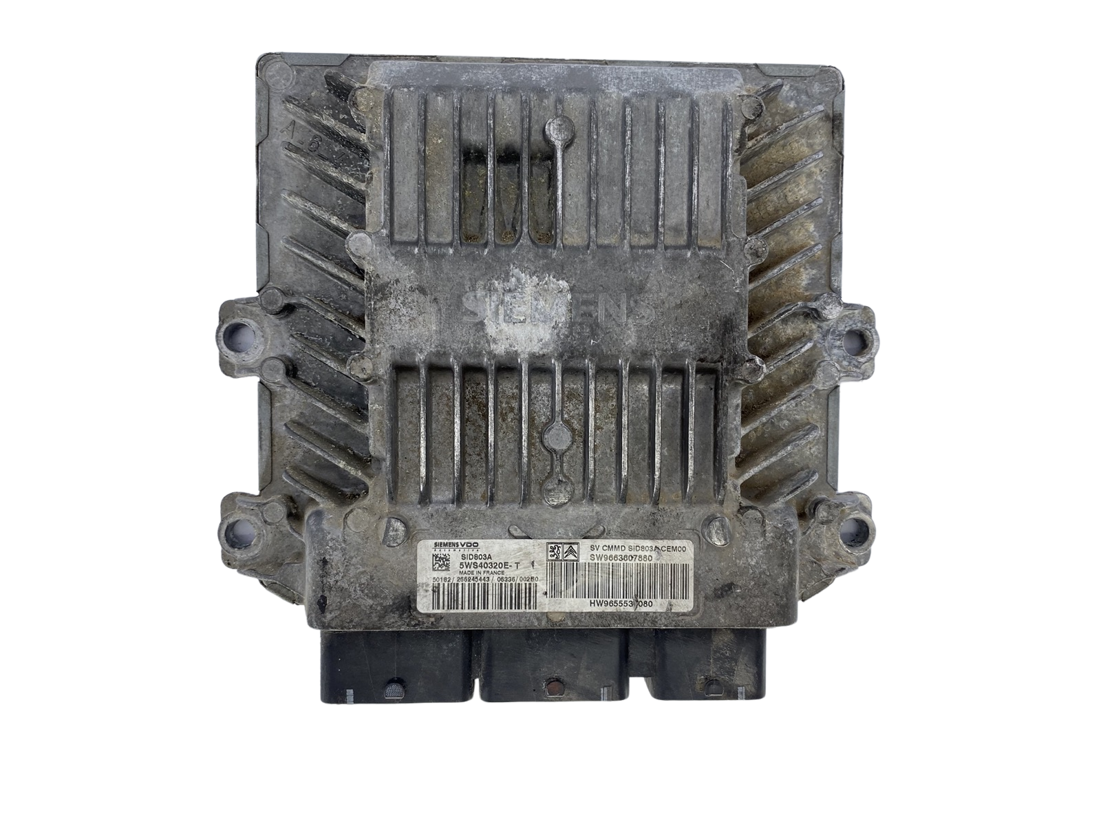 Steuergerät 5WS40320E-T 9663607880 9655534080 SID803A PSA Siemens 52575 main product photo