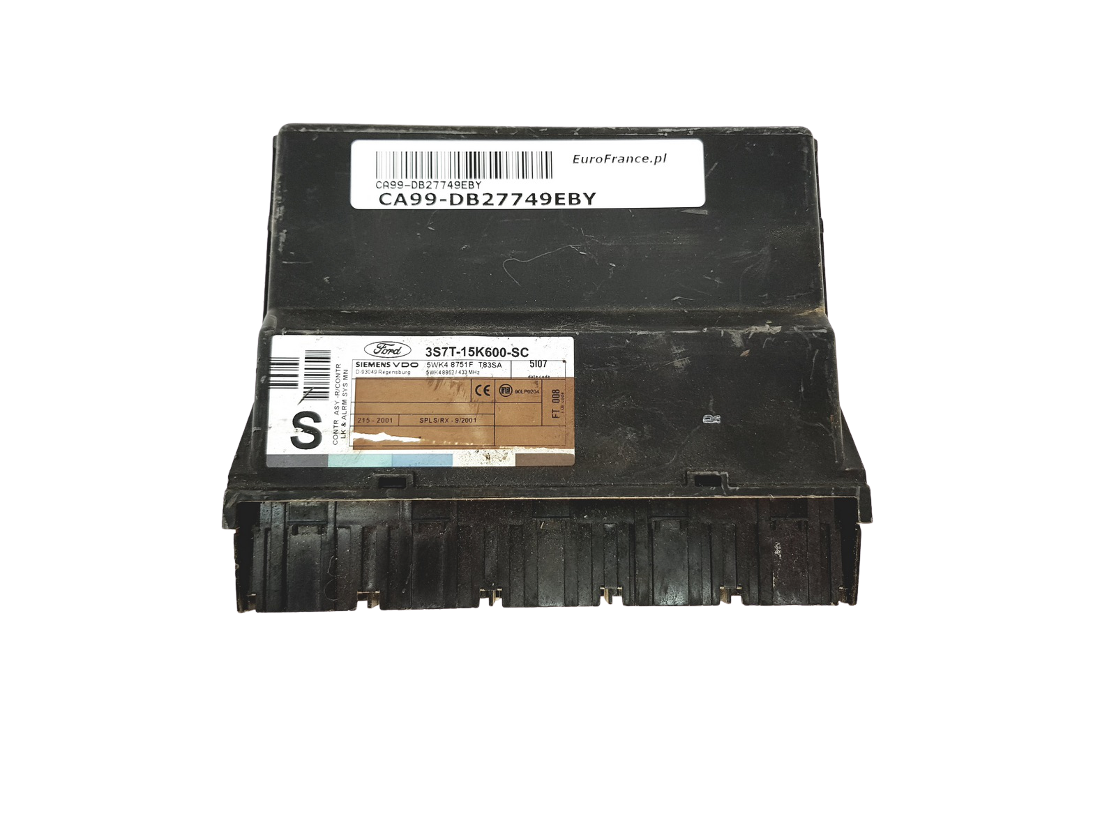 Steuergerät 3S7T-15K600-SC 5WK48751F Ford Siemens main product photo