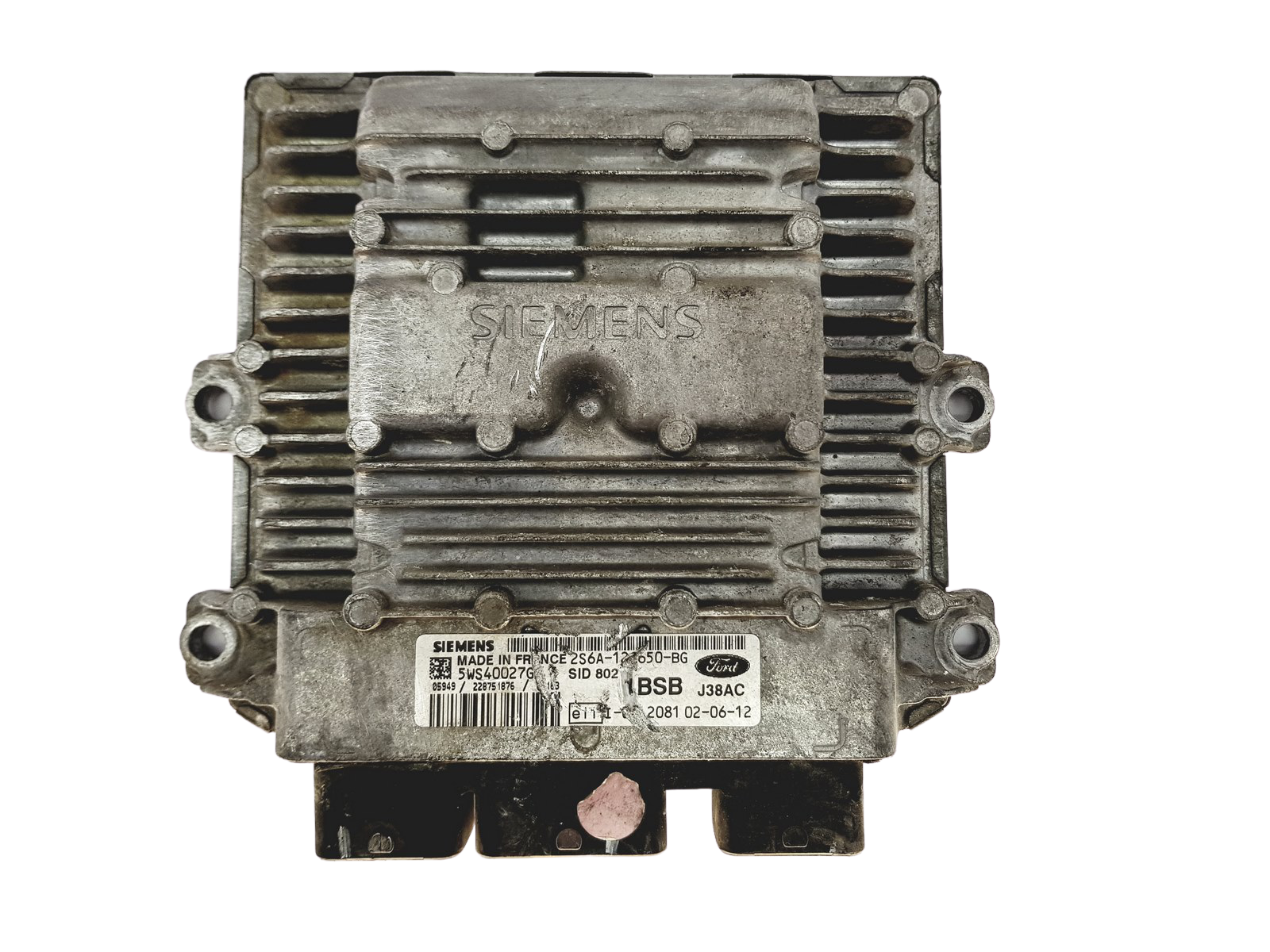 Steuergerät 2S6A-12A650-BG 5WS40027G-T SID 802 Ford Siemens 28390 main product photo
