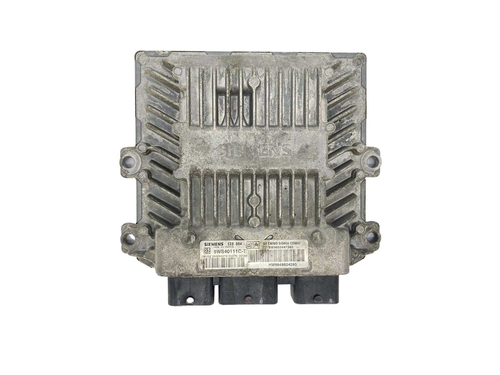 Steuergerät 9653447380 9648624280 5WS40111C-T SID804 PSA Siemens 57075 main product photo