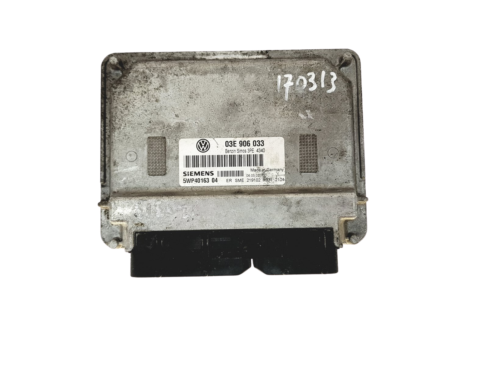 Steuergerät 03E906033 5WP40163 04 VW Siemens 29163 main product photo