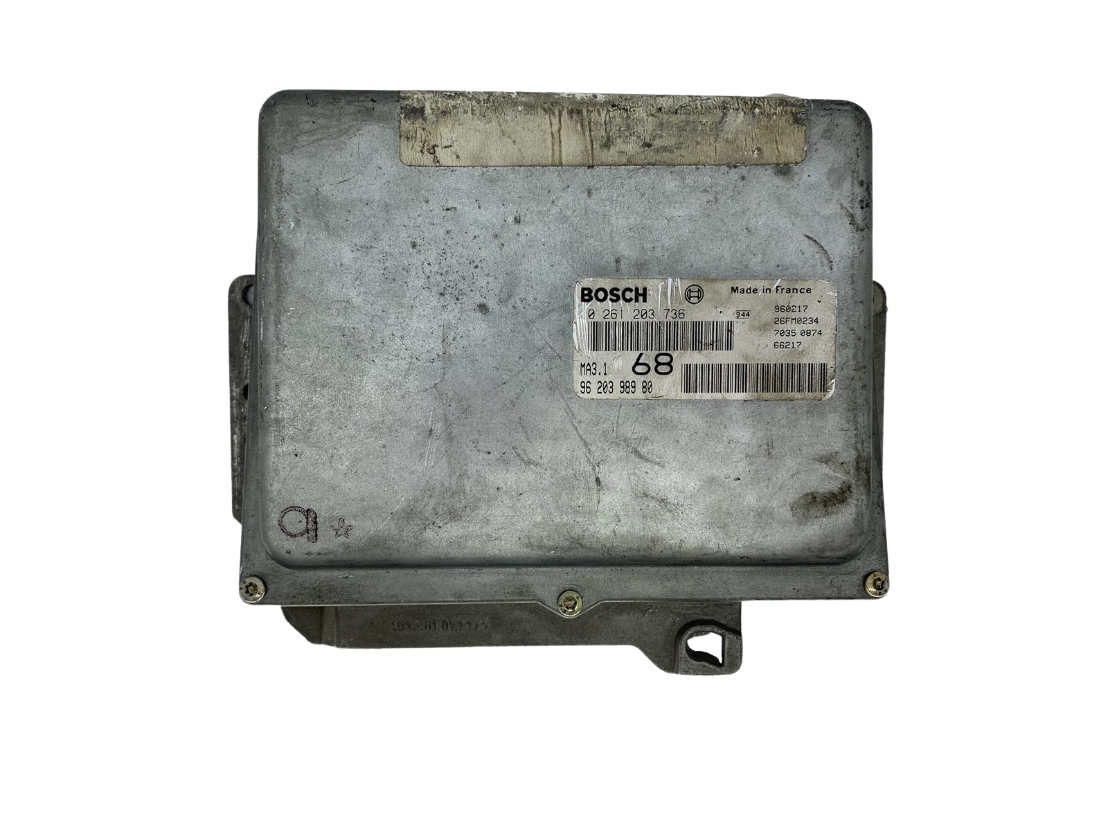 Steuergerät 0261203736 9620398980 MA3.1 PSA Bosch 53758 main product photo