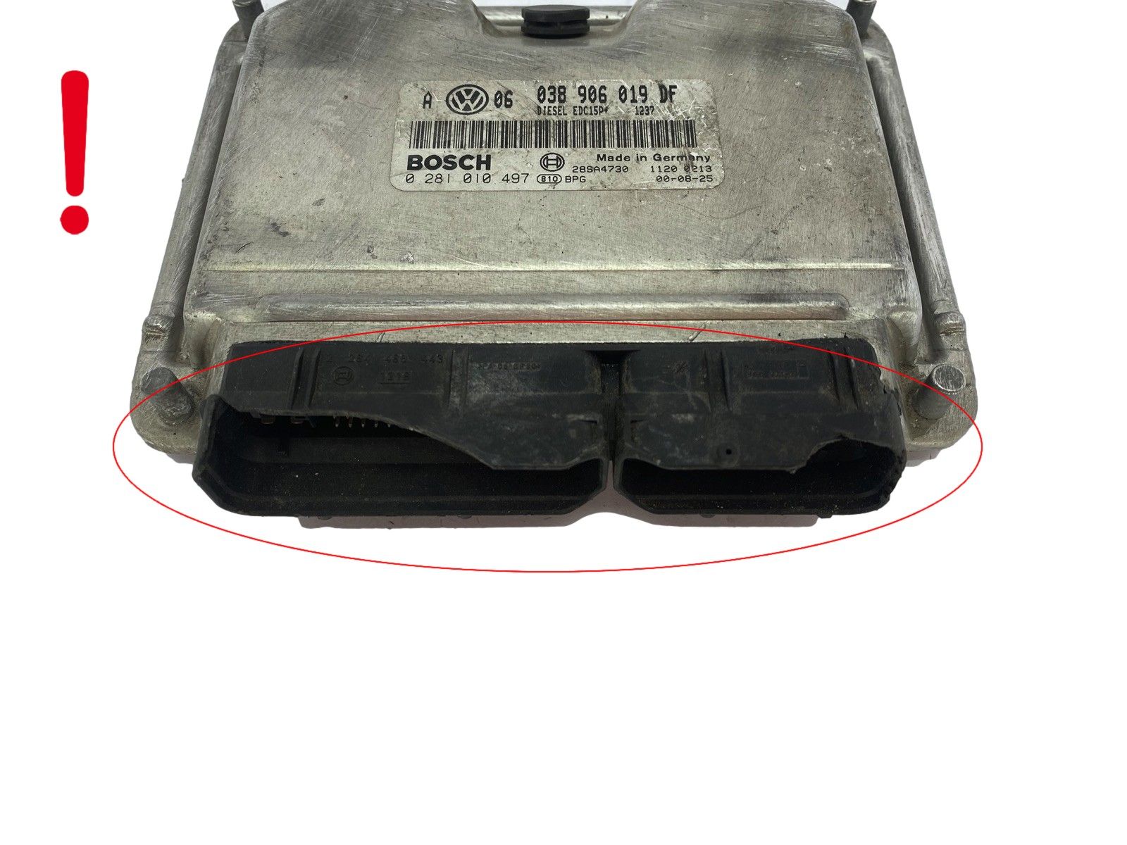 Motorsteuerung VW 038906019DF 0281010497 Bosch 50191 main product photo