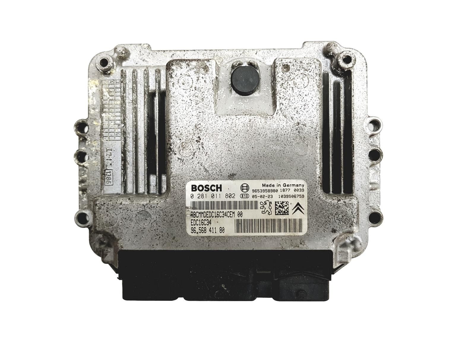 Steuergerät 0281011802 9656841180 9653958980 PSA Bosch 3092 main product photo