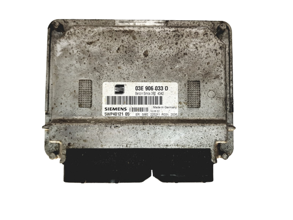 Steuergerät 03E906033D 5WP40121 05 Seat Siemens 19128 main product photo