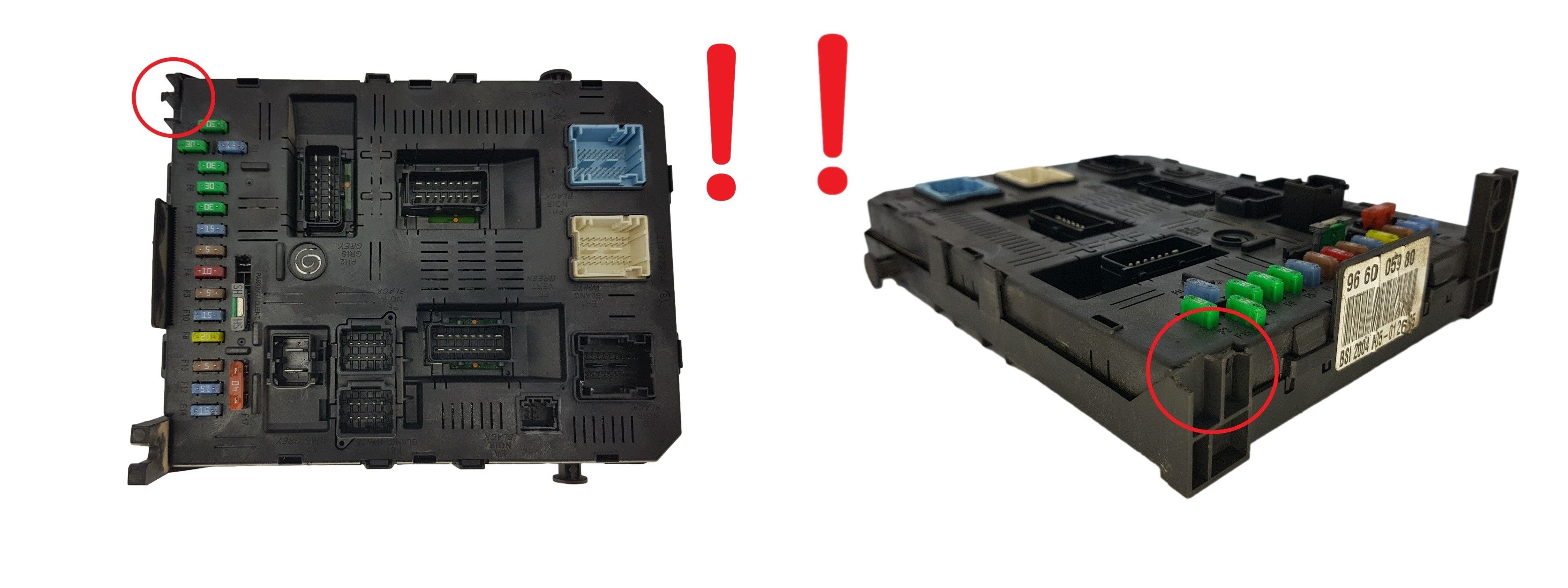 Steuergerät BSI 2004 H05-01 9660105980 PSA Johnson Controls 1674 main product photo