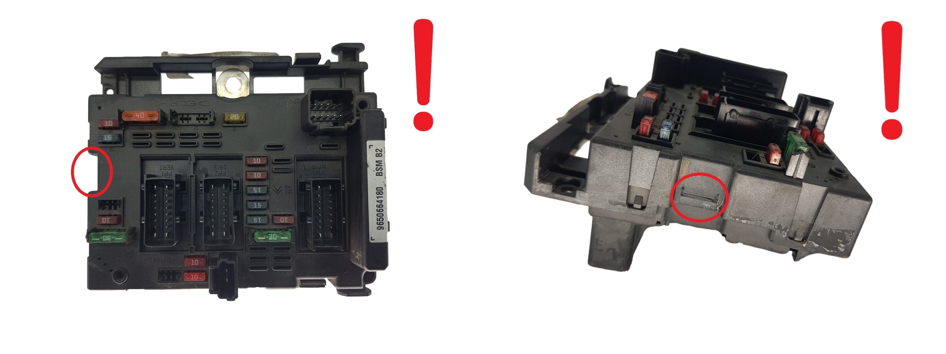 Steuergerät BSM B2 9650664180 PSA Delphi 1997 main product photo