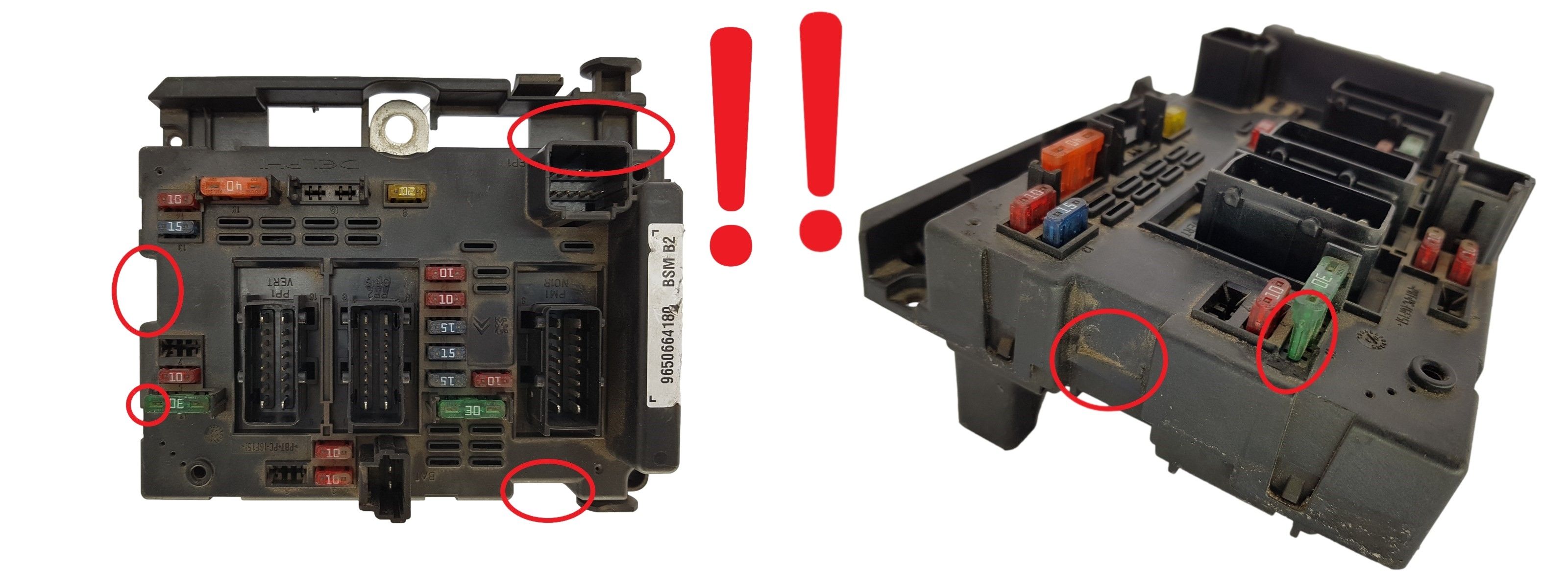 Steuergerät BSM B2 9650664180 PSA Delphi 1521 main product photo