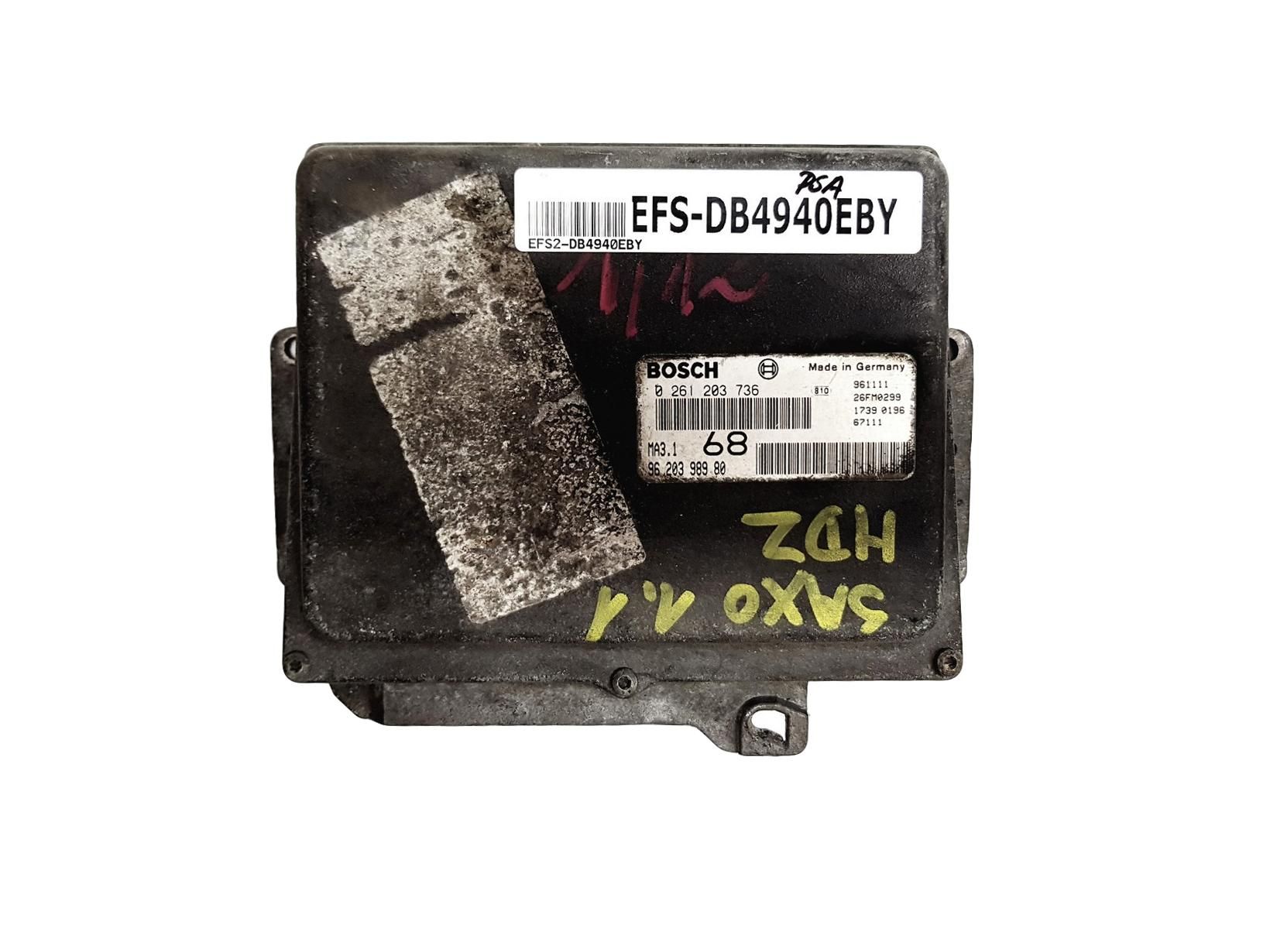 Steuergerät 0261203736 9620398980 MA3.1 26FM0299 PSA Bosch 4940 main product photo