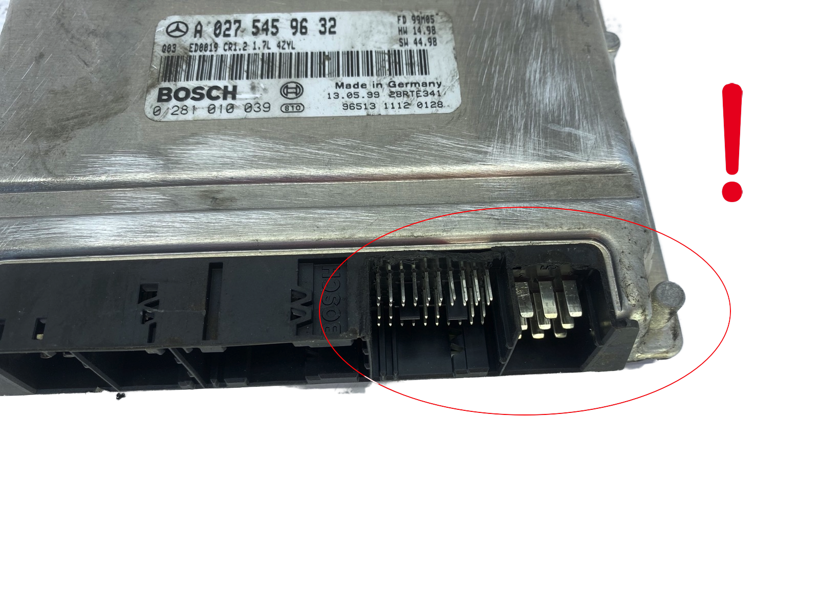 Steuergerät A0275459632 0281010039 Mercedes Bosch 49540 main product photo