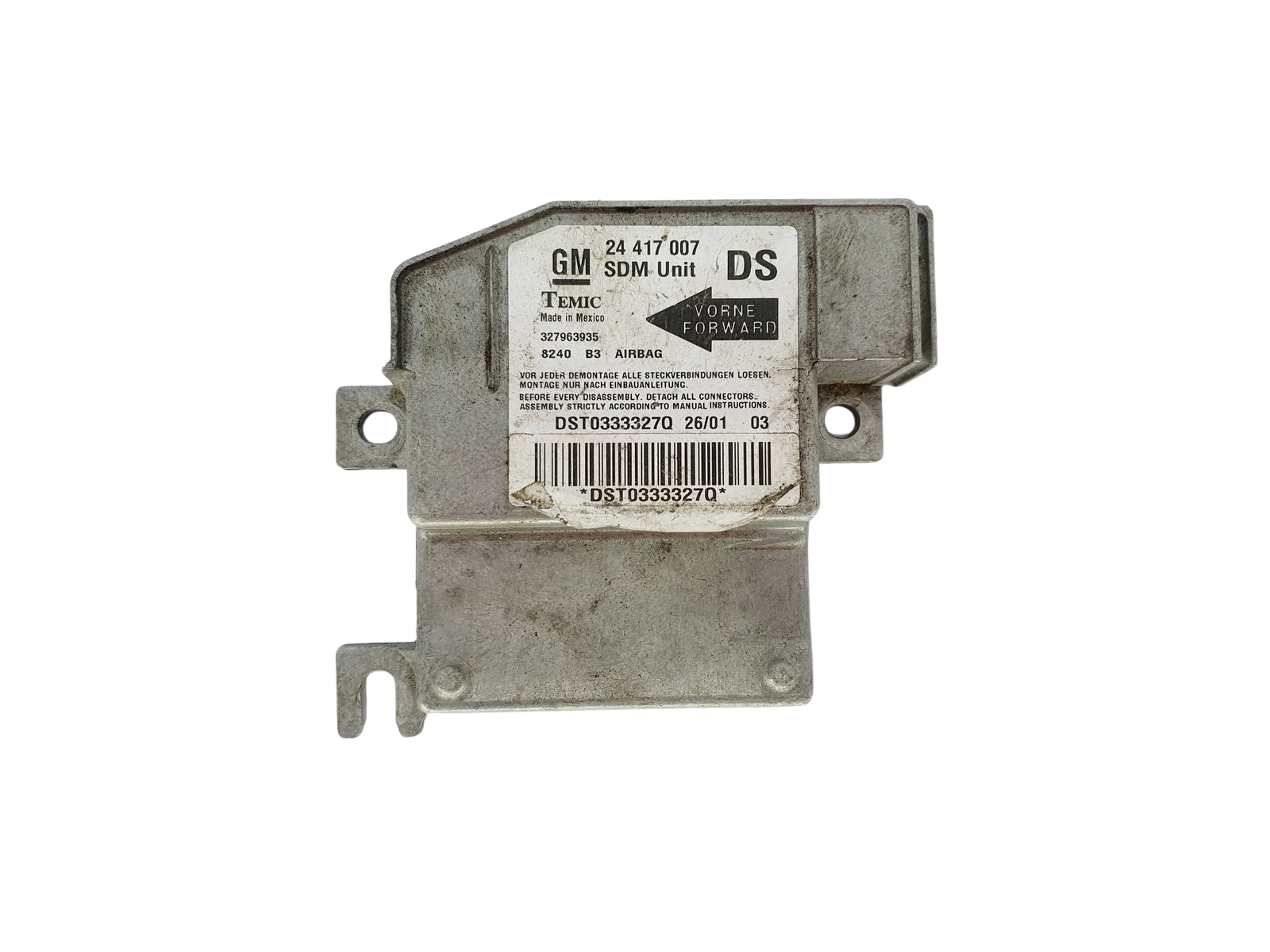 Steuergerät Moduł 24417007 327963935 Opel Temic 35773 main product photo
