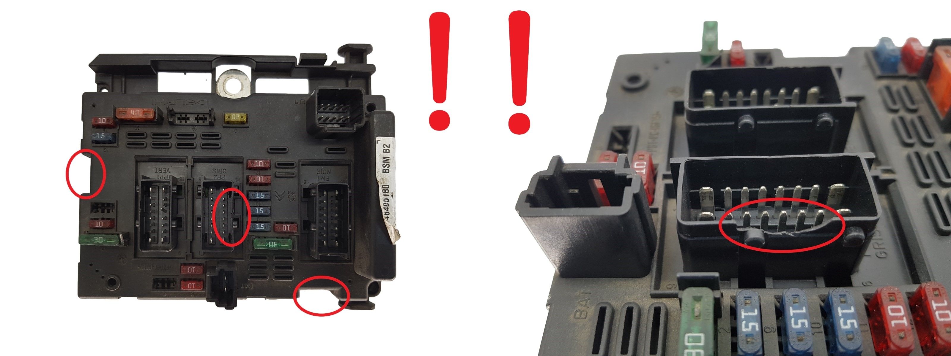 Steuergerät BSM B2 9646405180 PSA Delphi 2178 main product photo
