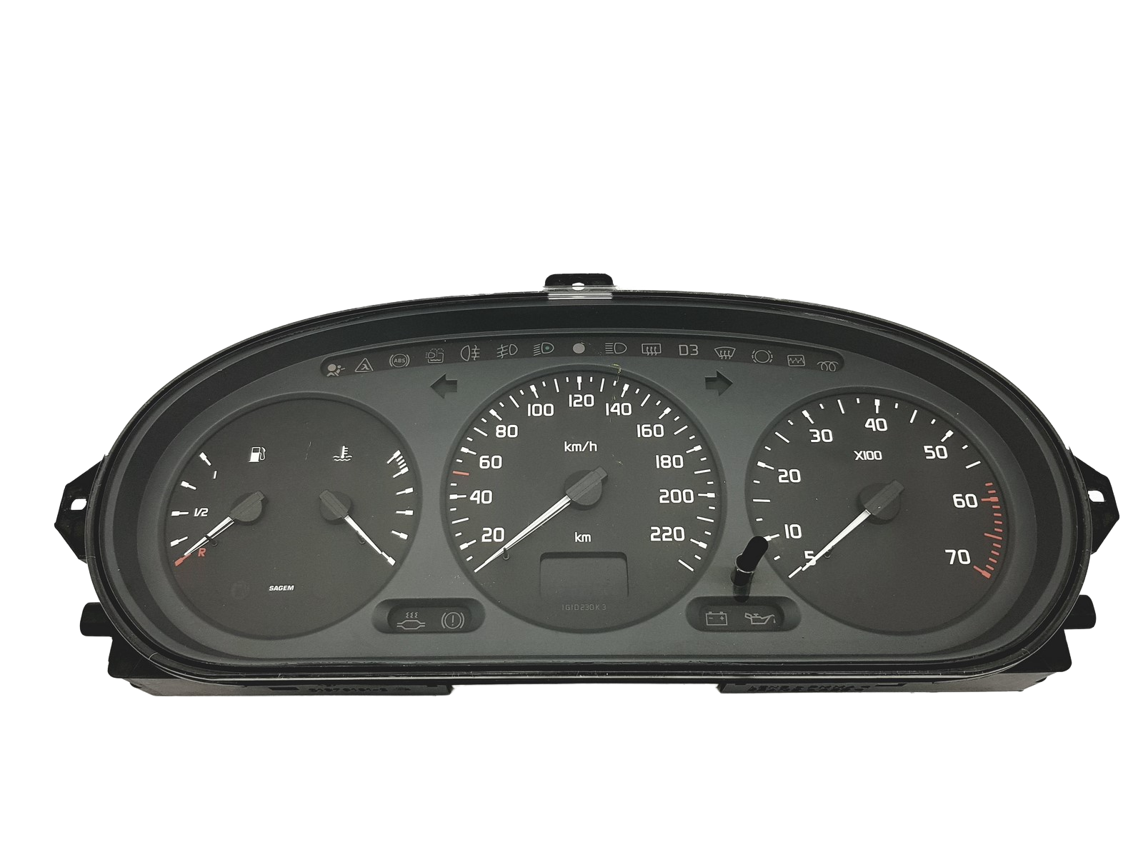 Tacho Kombiinstrument Megane Scenic 21578161-2 21612792-4 52782 main product photo
