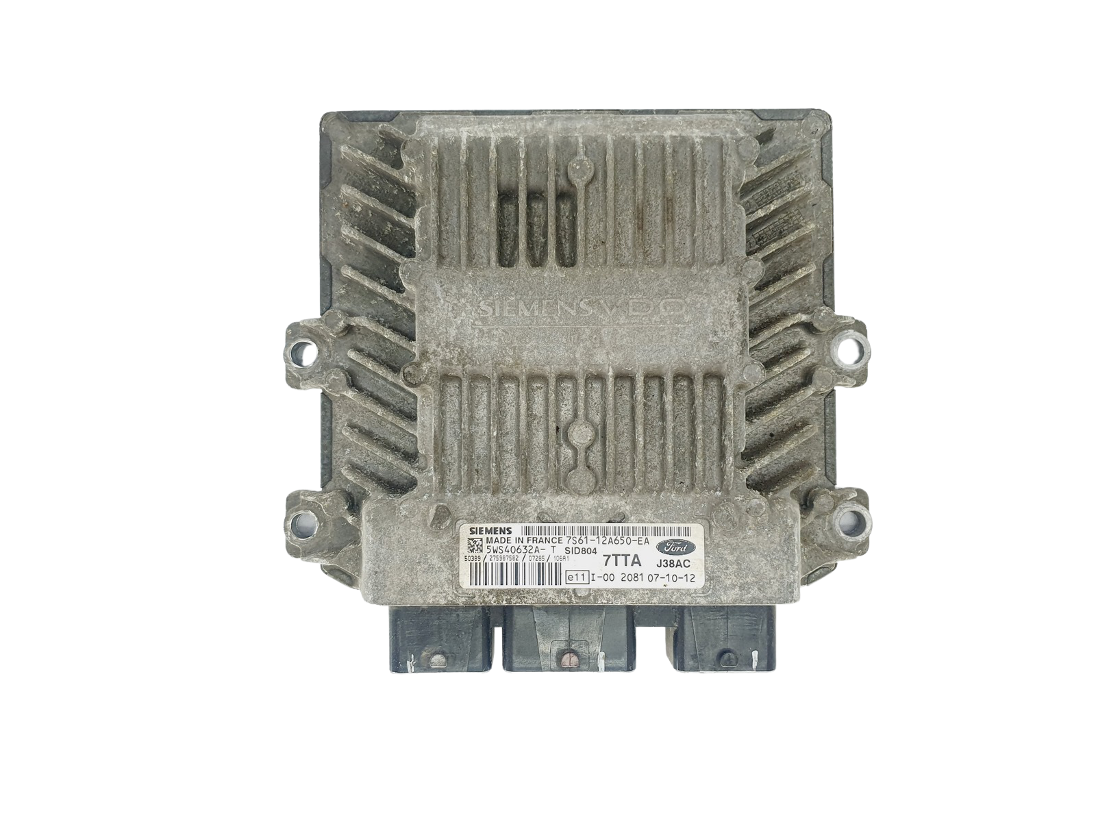 Steuergerät 7S61-12A650-EA 5WS40632A-T SID 804 Ford Siemens 37625 main product photo