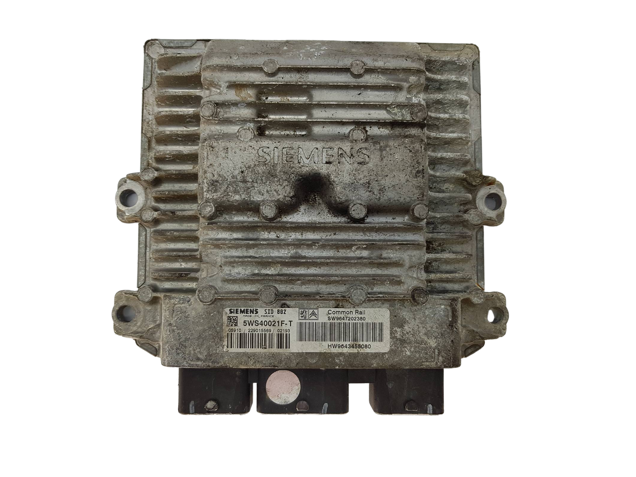 Steuergerät 9647202380 9643455080 5WS40021F-T PSA Siemens 14632 main product photo