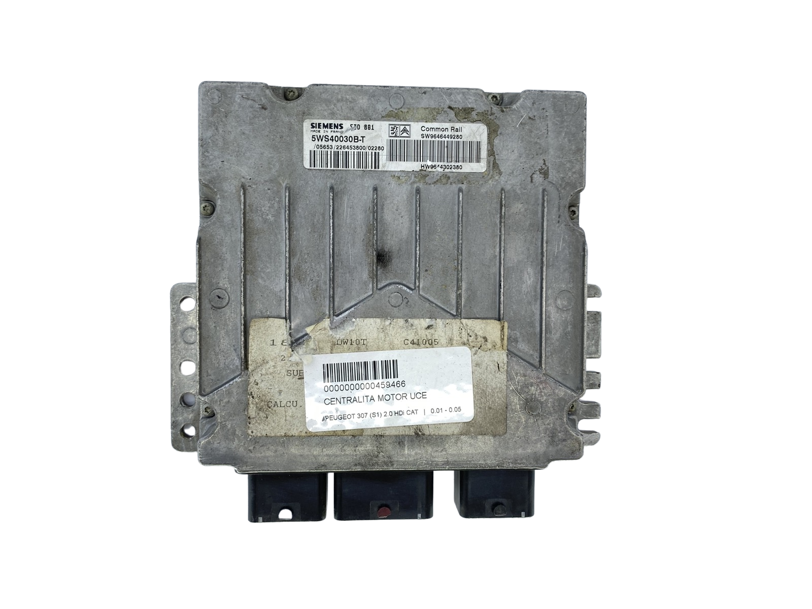 Steuergerät 5WS40030B-T 9646449280 9644302380 SID801 PSA Siemens 60655 main product photo