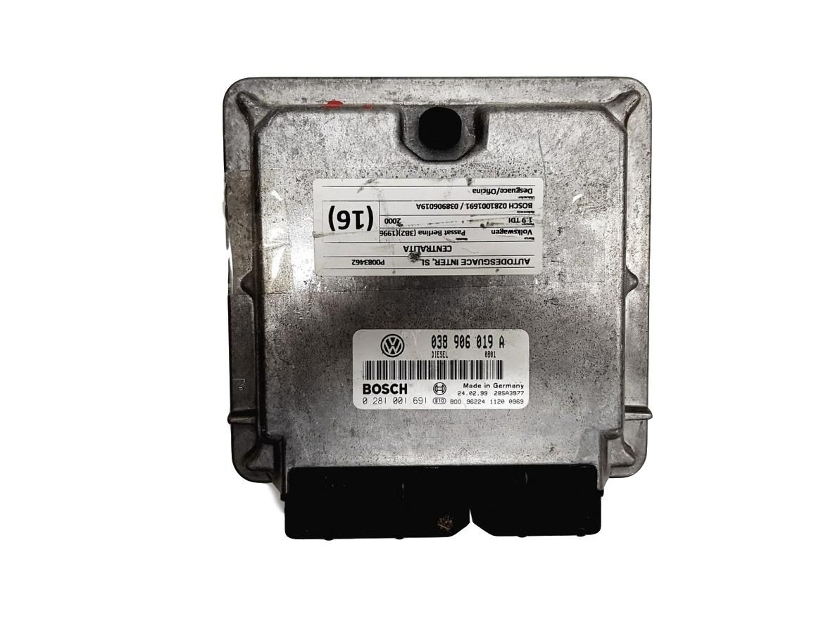 Steuergerät 0281001691 038906019A Volkswagen Bosch main product photo