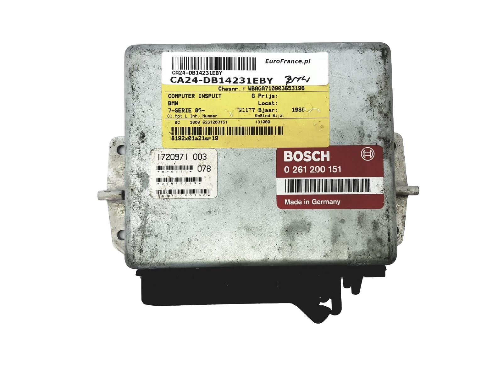 Steuergerät 0261200151 1720971003 BMW Bosch main product photo