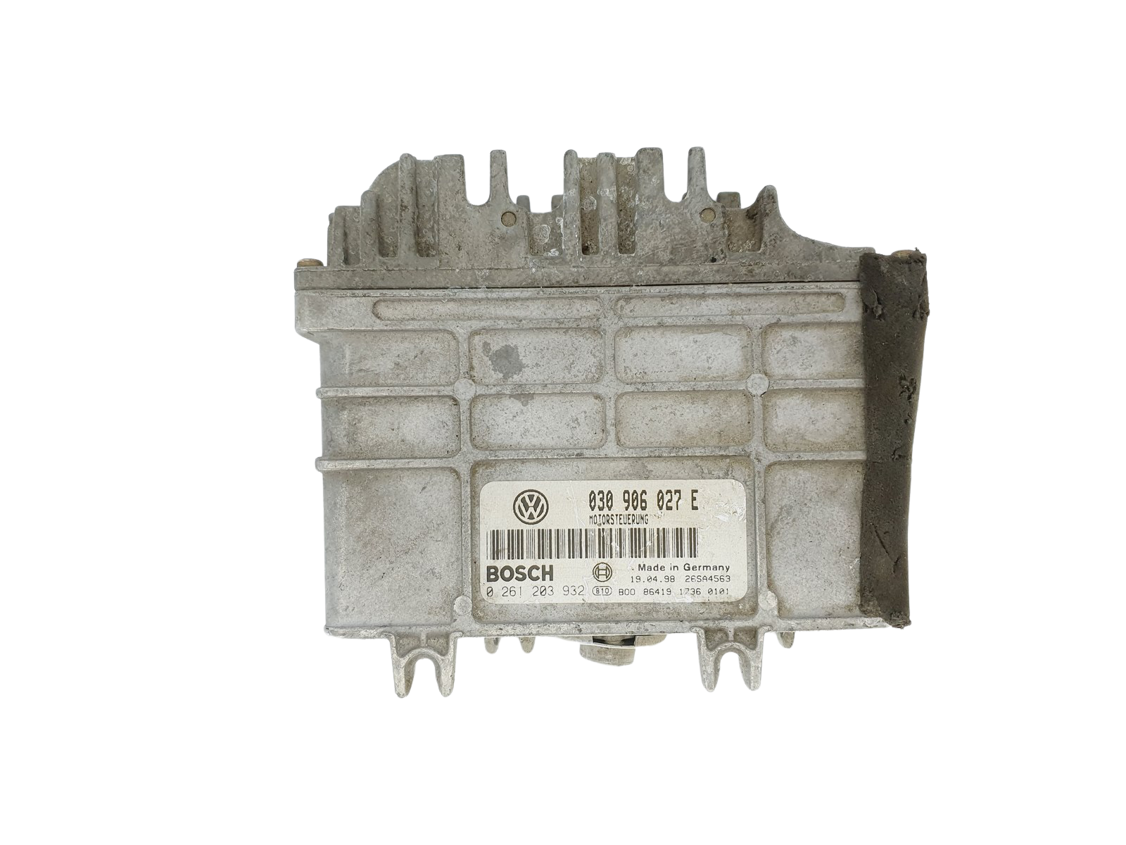 Steuergerät VW 030906027E 0261203932 Bosch main product photo