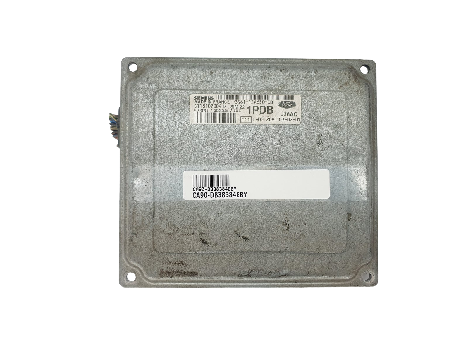Steuergerät S118107004D 3S61-12A650-CB Ford Siemens 38384 main product photo