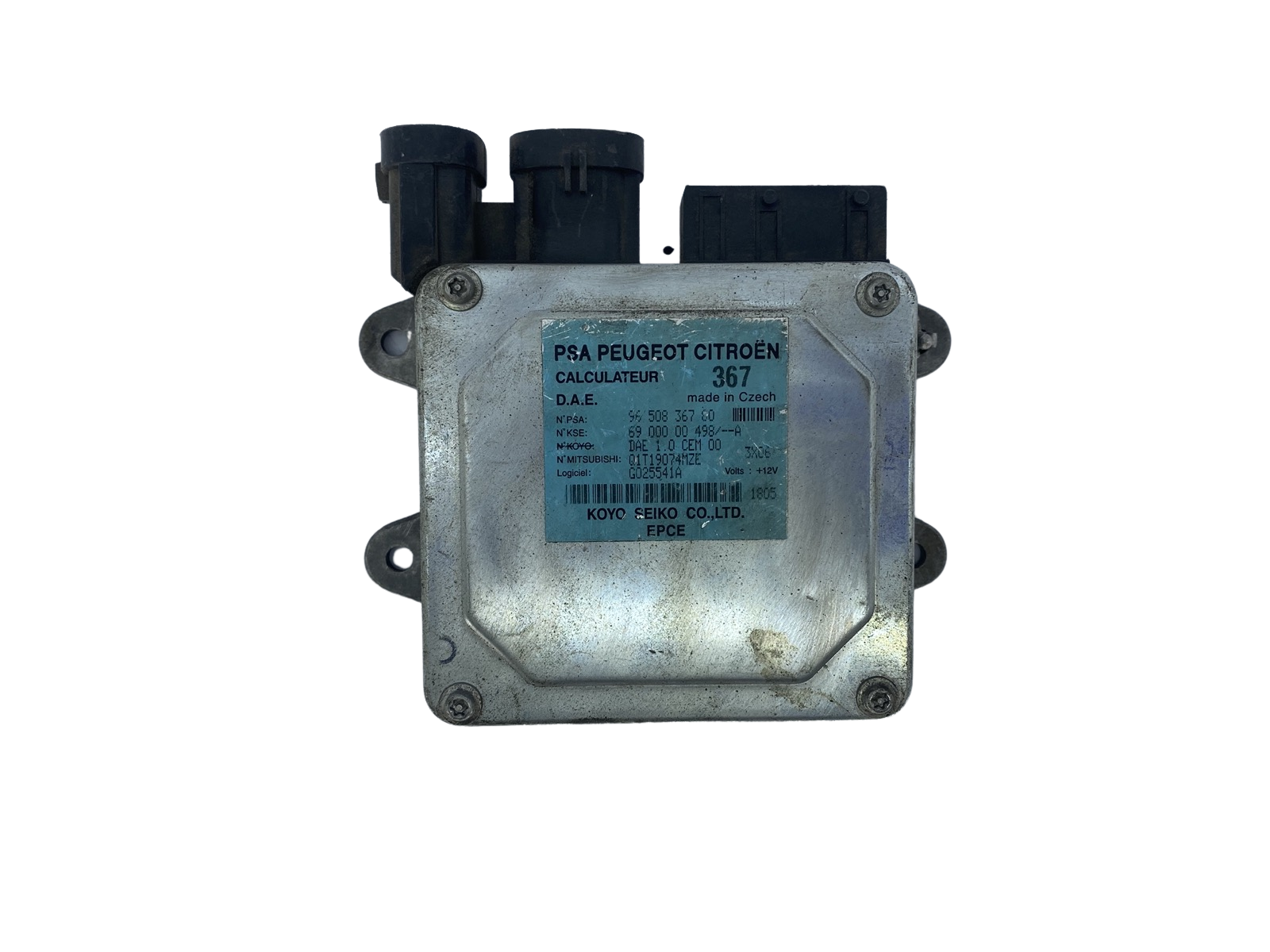 Steuergerät 9650836780 6900000498 Q1T19074MZE KOYO PSA 48917 main product photo