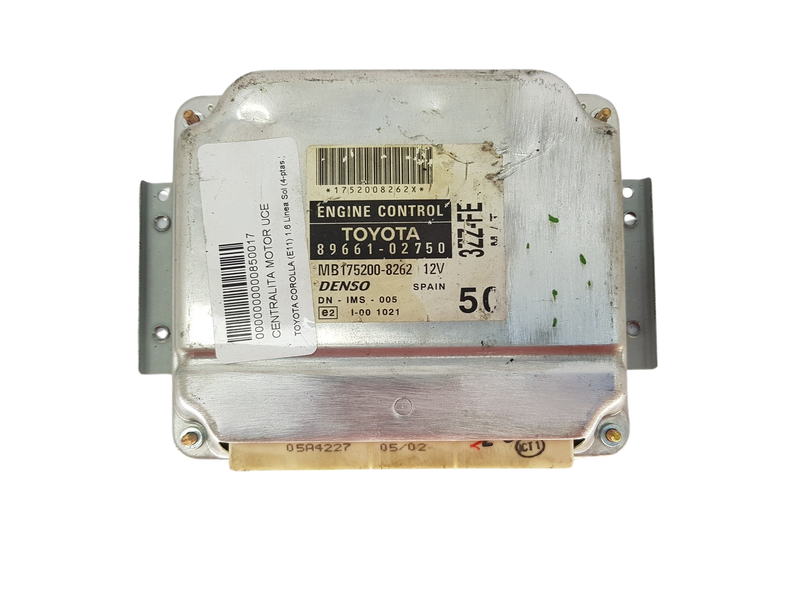 Steuergerät 89661-02750 MB175200-8262 Toyota Denso 3168 main product photo