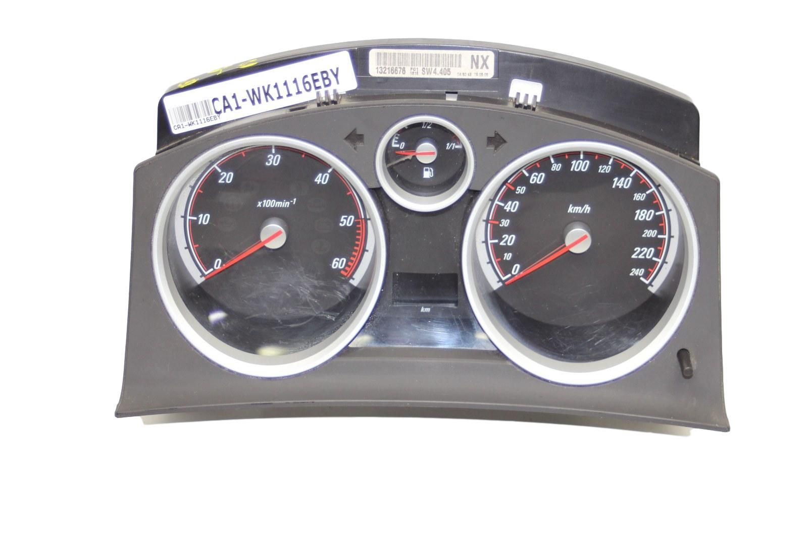 Tacho Kombiinstrument Opel Astra H 13216676NX 110080256043 main product photo