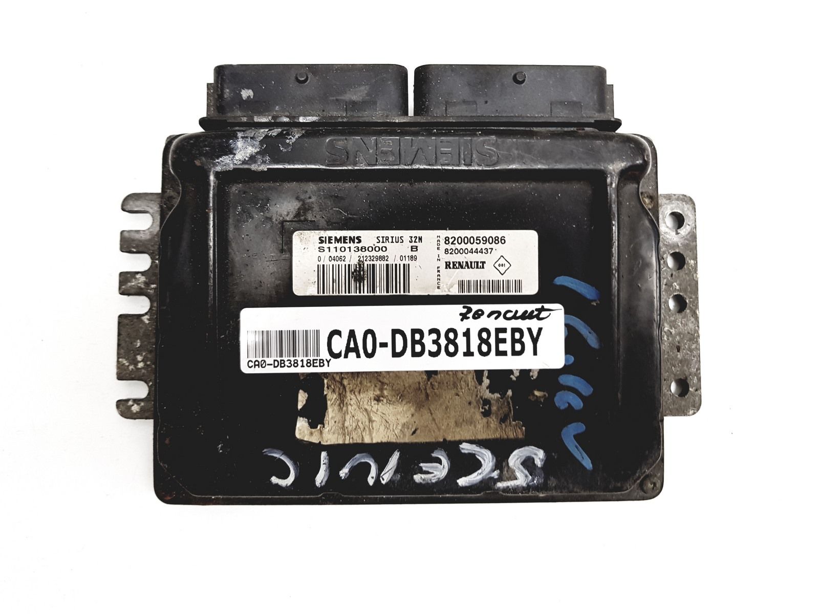Steuergerät S110138000B 8200059086 8200044437 Renault Siemens 3818 main product photo