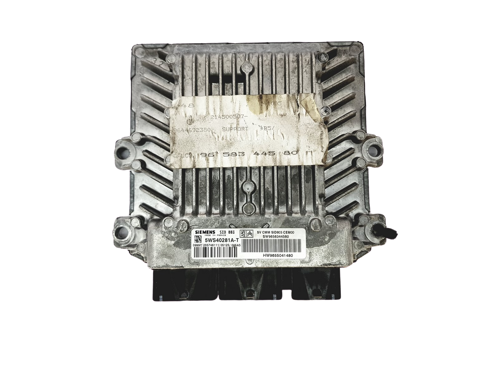 Steuergerät 5WS40281A-T 9655041480 9658344580 PSA Siemens 24631 main product photo