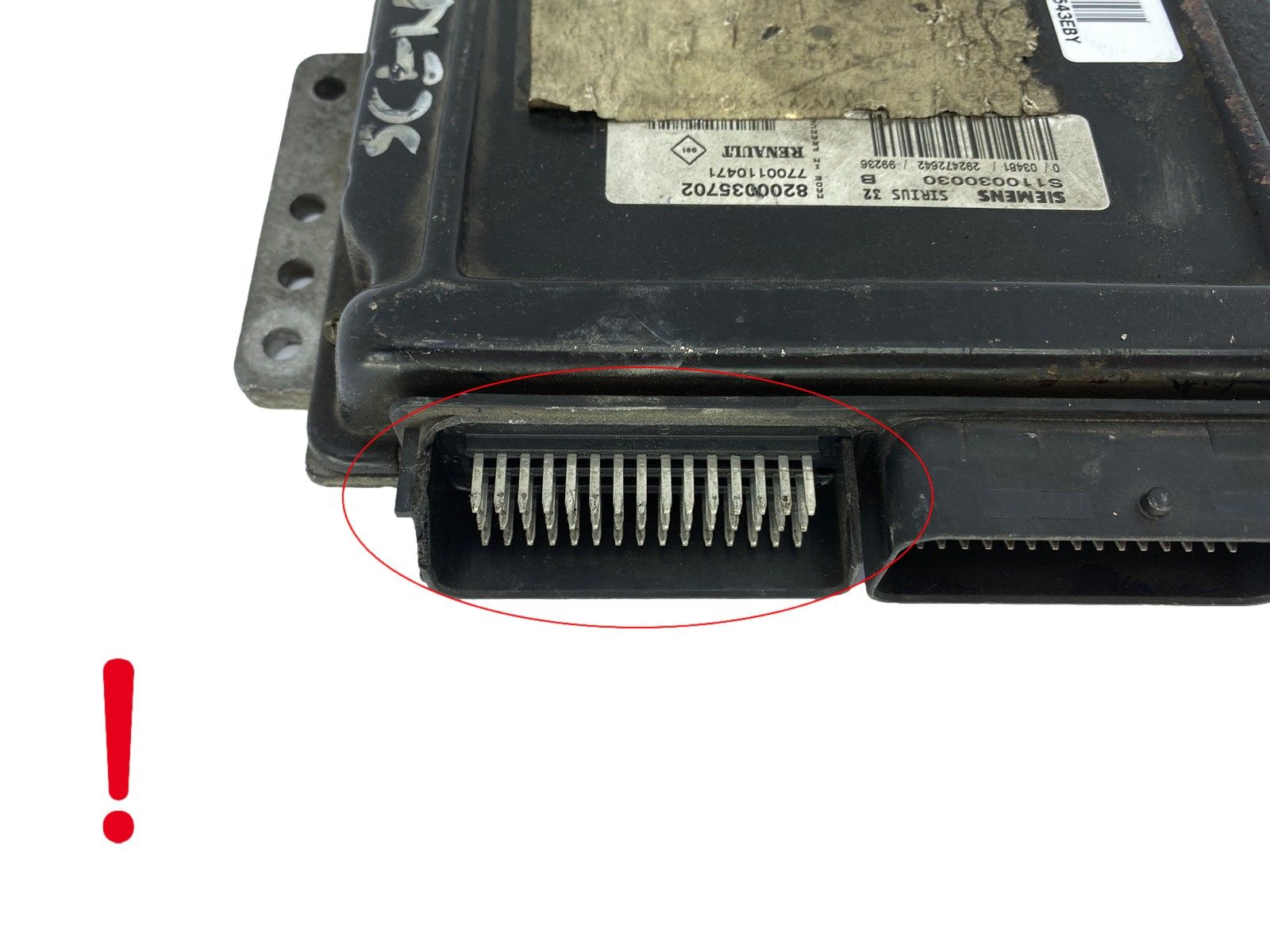Steuergerät S110030030B 8200035702 7700110471 Renault Siemens 52543 main product photo