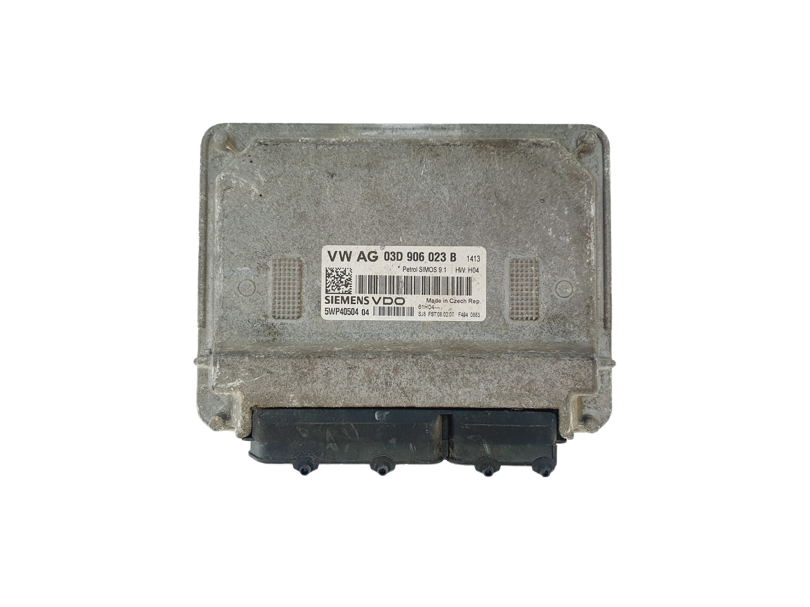 Steuergerät 03D906023B 5WP40504 04 VW Seat Siemens 35508 main product photo