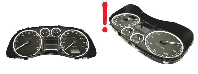 Tacho Kombiinstrument Peugeot 307 9651299680 E 01 53826 main product photo