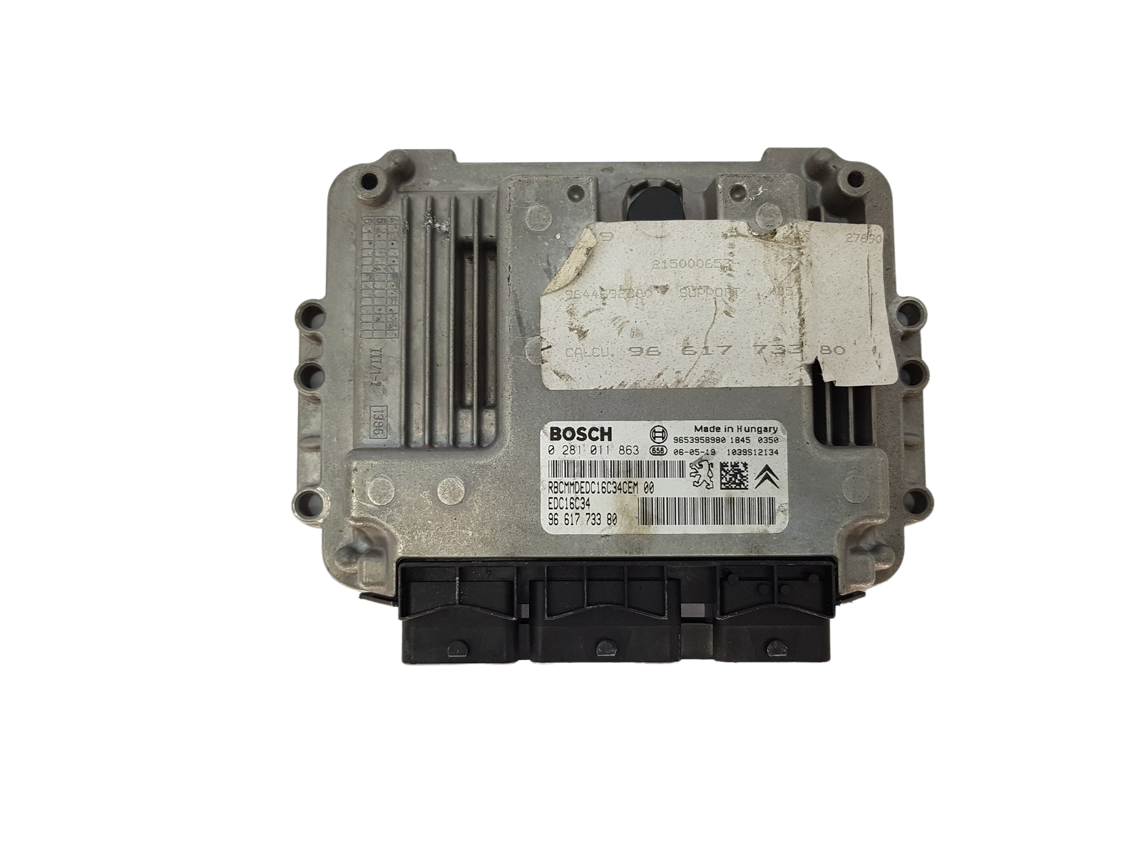 Steuergerät 0281011863 9661773380 9653958980 PSA Bosch 19333 main product photo