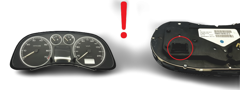 Tacho Kombiinstrument Peugeot 307 9645768480 E 01 55307 main product photo