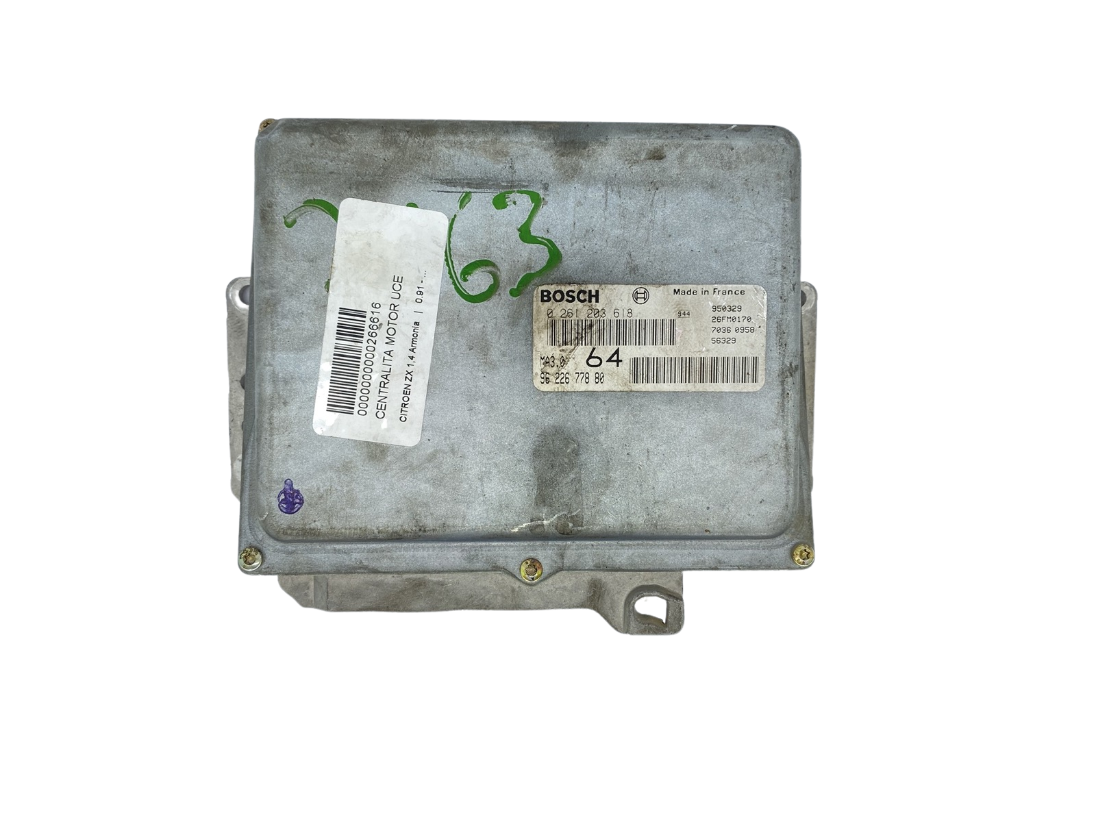 Steuergerät 0261203618 9622677880 26FM0170 PSA Bosch 59498 main product photo