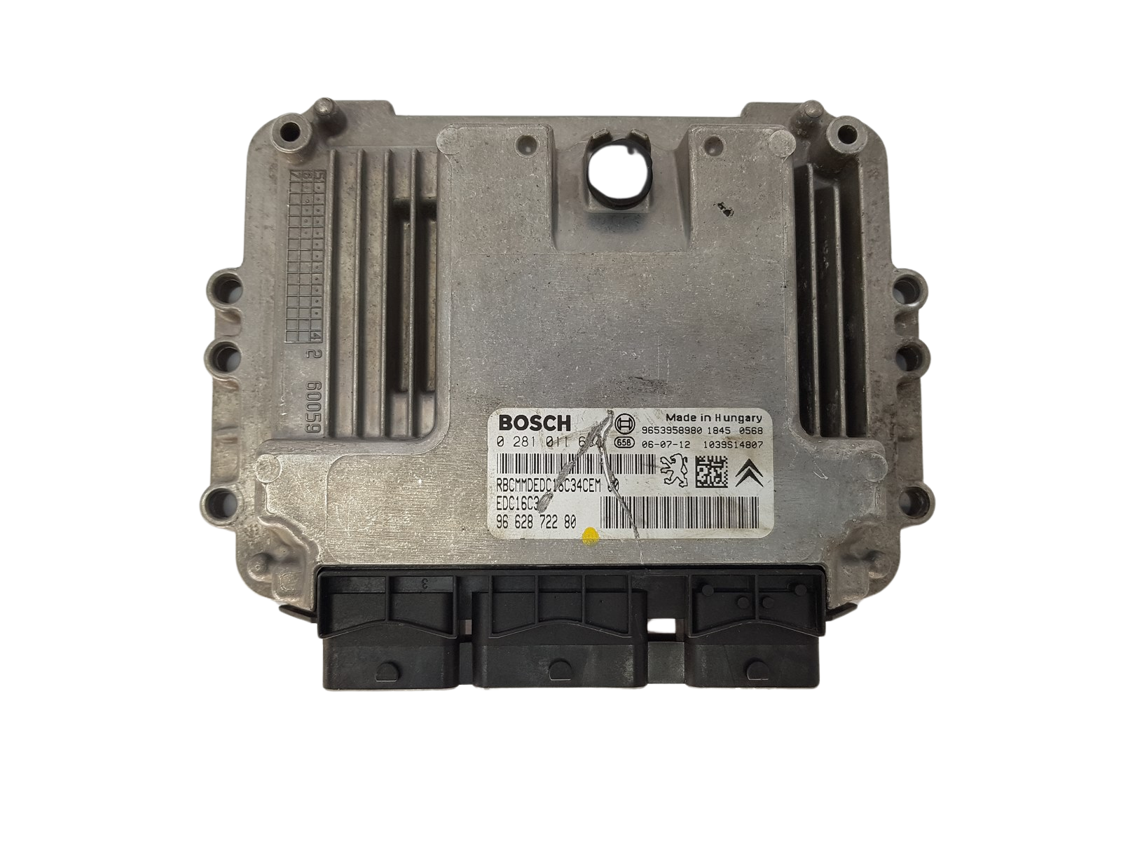 Steuergerät 0281011634 9662872280 9653958980 PSA Bosch 3409 main product photo